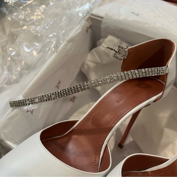 Amina Muaddi Ursina Heels - white - Picture 11 of 16